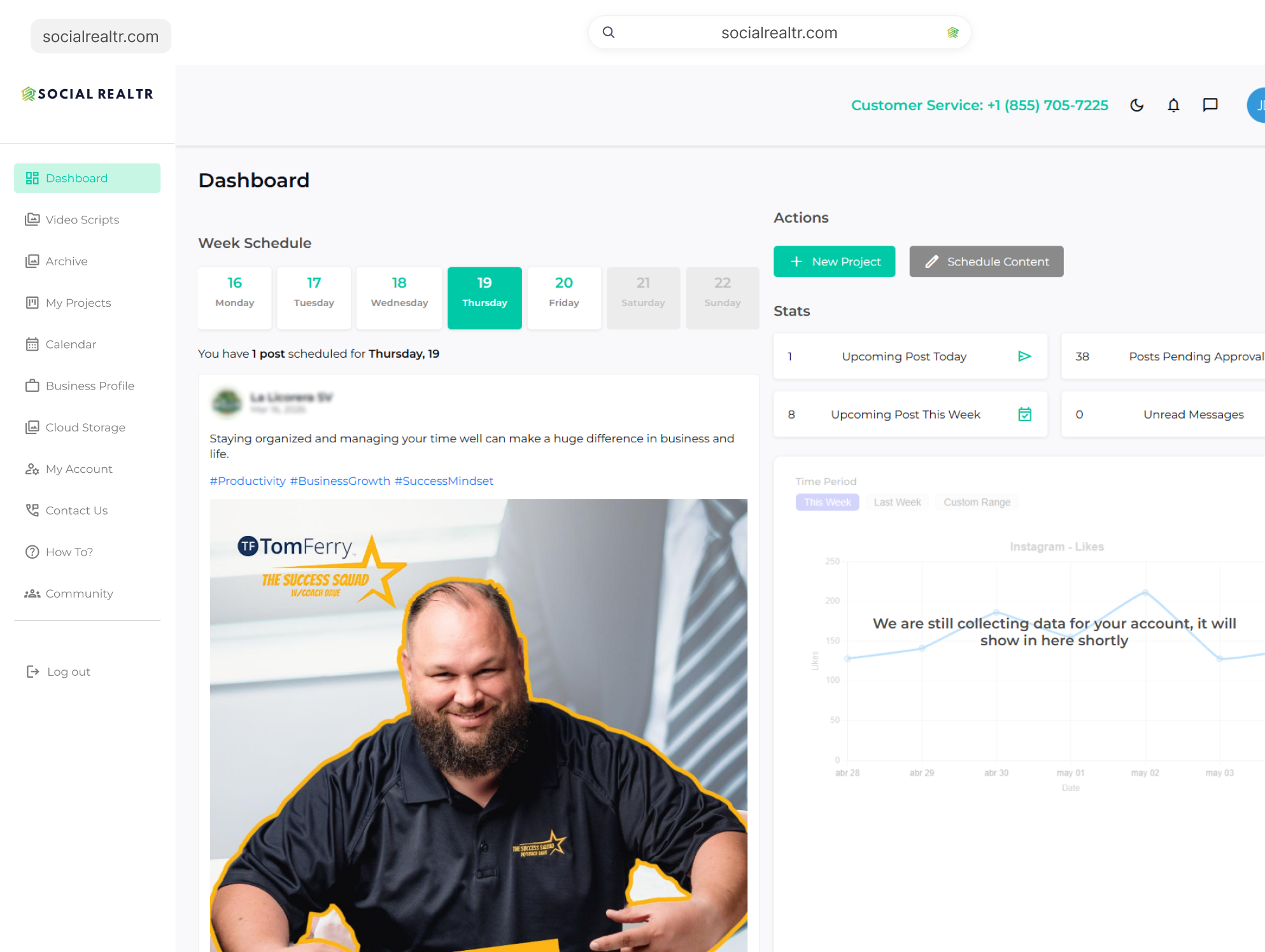 dashboard updated